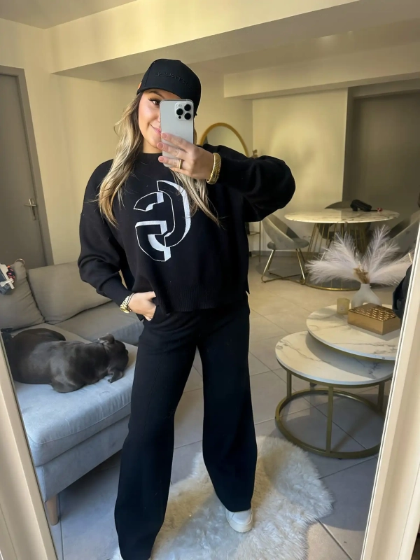 Pantalon en maille - ANNIE