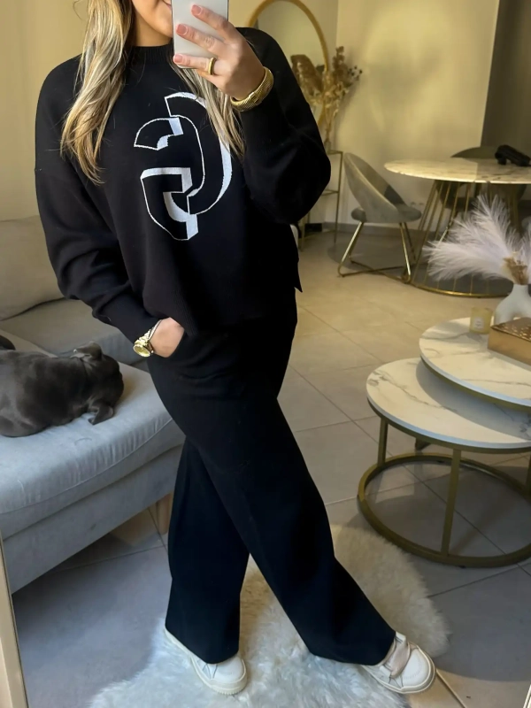 Pantalon en maille - ANNIE