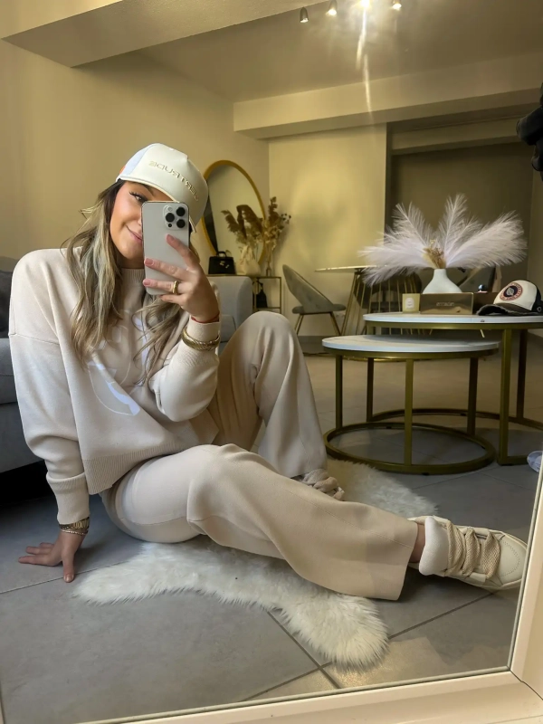 Pantalon en maille - ANNIE