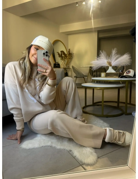 Pantalon en maille - ANNIE