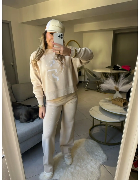 Pantalon en maille - ANNIE