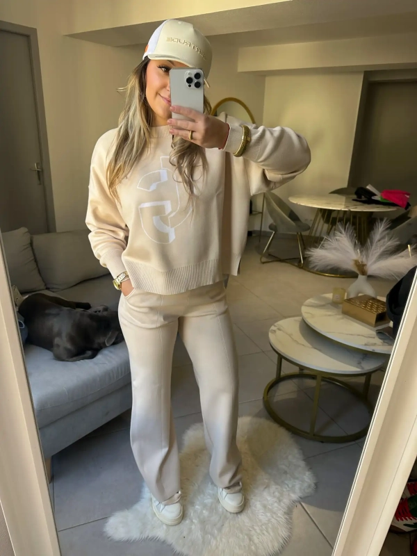 Pantalon en maille - ANNIE