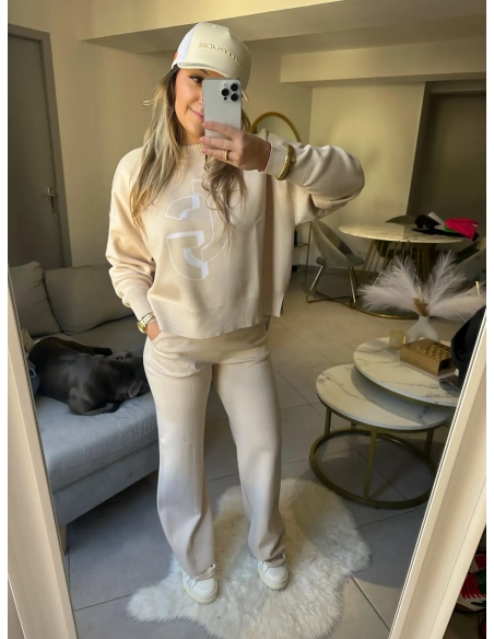 Pantalon en maille - ANNIE