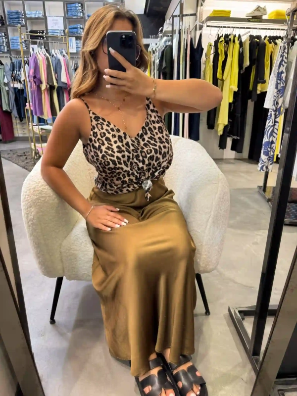 Jupe longue - SATINE