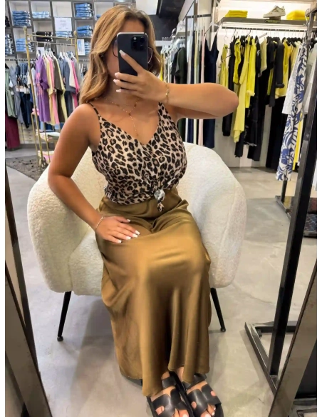 Jupe longue - SATINE