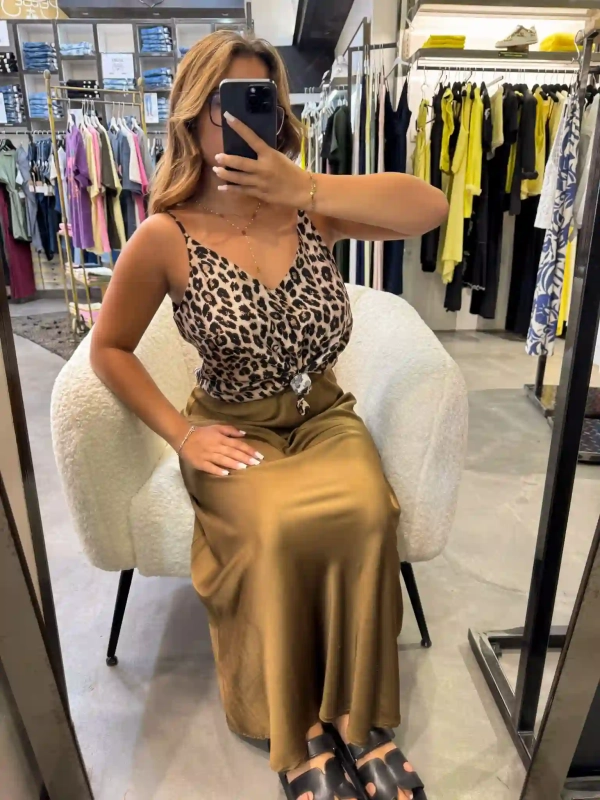 Jupe longue - SATINE