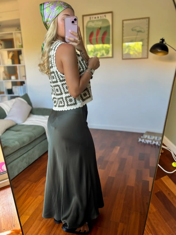 Jupe longue - SATINE