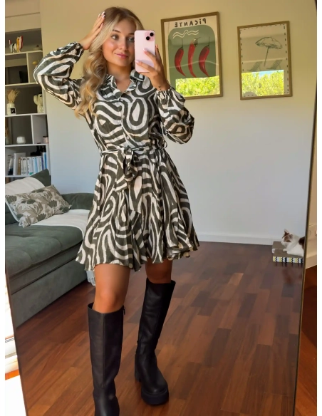 Robe graphique - ROSELINE