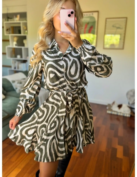 Robe graphique - ROSELINE