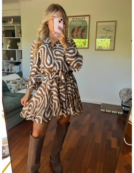 Robe graphique - ROSELINE