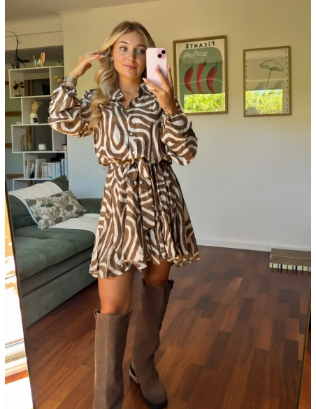 Robe graphique - ROSELINE