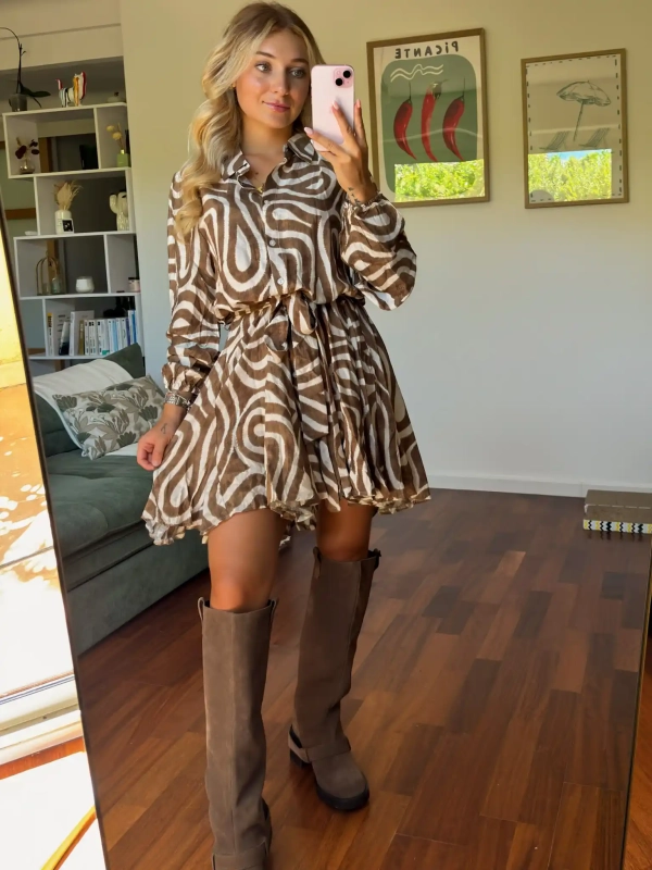 Robe graphique - ROSELINE