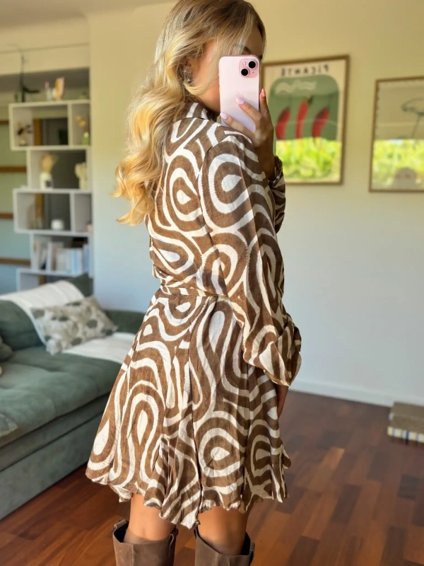 Robe graphique - ROSELINE