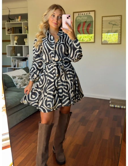 Robe graphique - ROSELINE