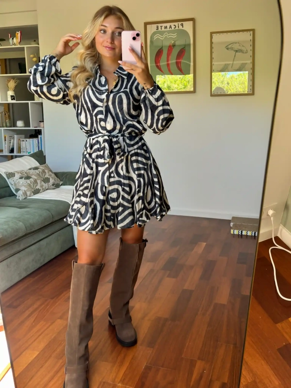 Robe graphique - ROSELINE