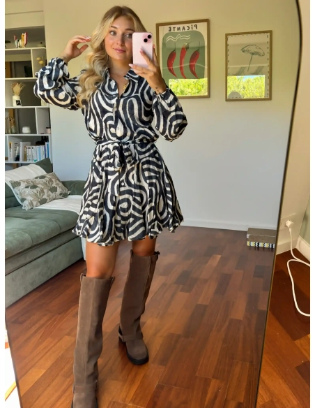 Robe graphique - ROSELINE