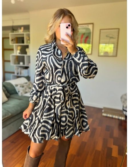 Robe graphique - ROSELINE