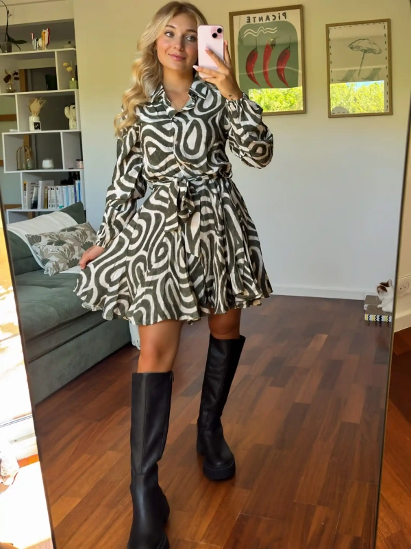 Robe graphique - ROSELINE