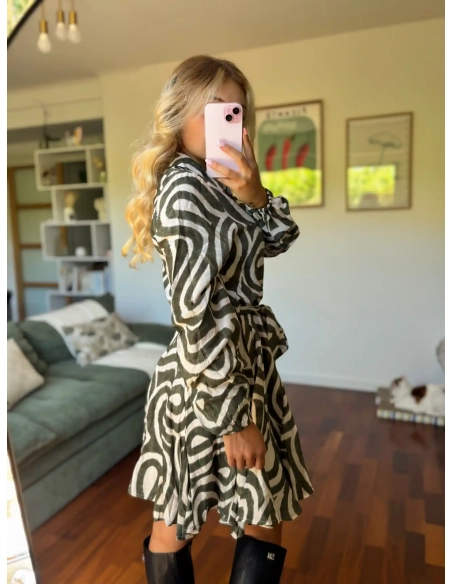 Robe graphique - ROSELINE