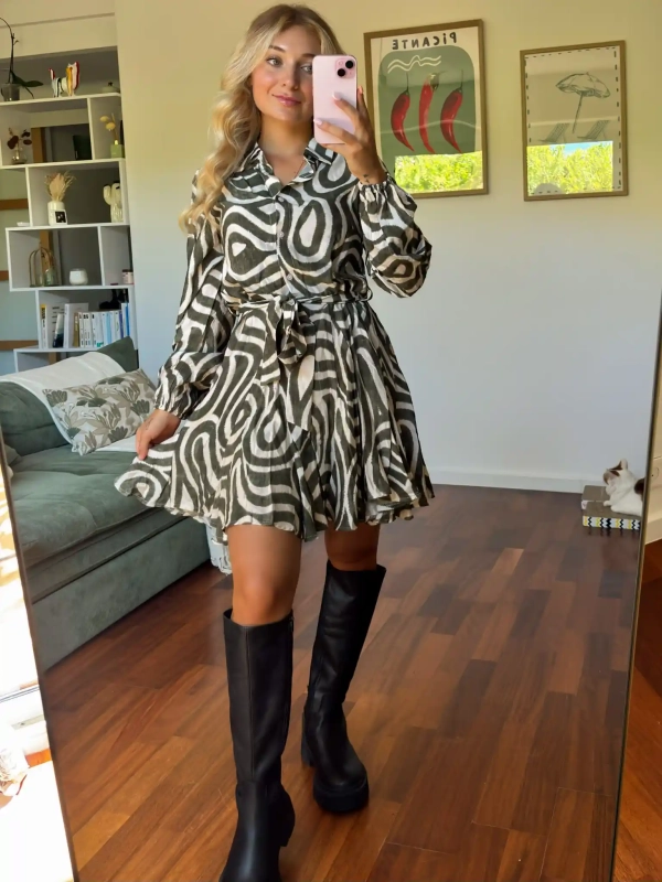 Robe graphique - ROSELINE