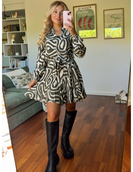 Robe graphique - ROSELINE