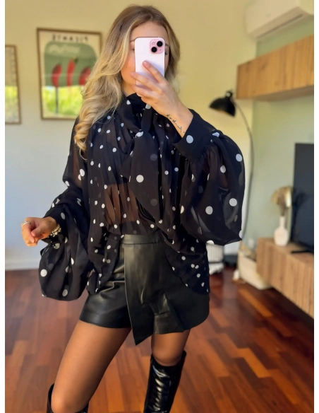 Blouse à pois - MAO