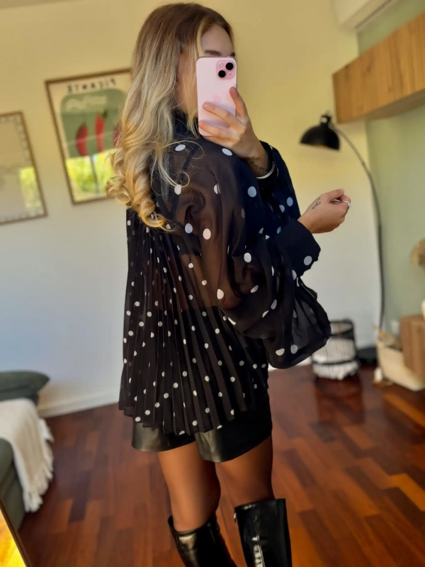 Blouse à pois - MAO