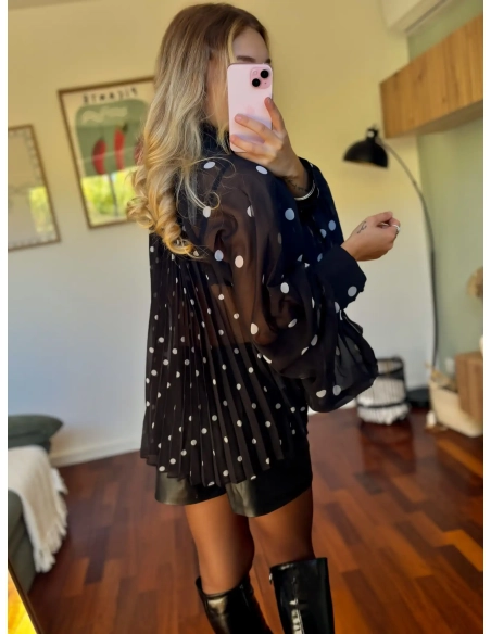 Blouse à pois - MAO