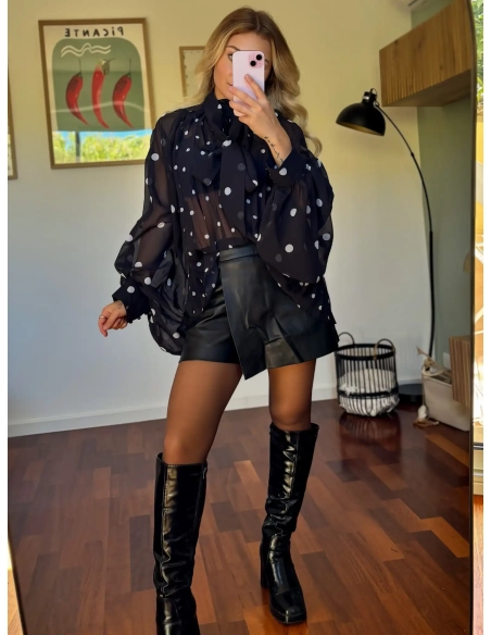 Blouse à pois - MAO