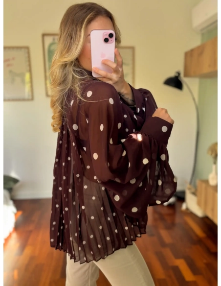 Blouse à pois - MAO