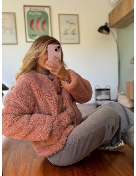 Veste effet mouton - PAIGE