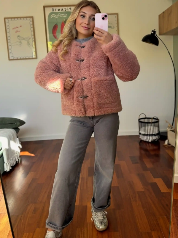 Veste effet mouton - PAIGE