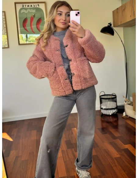 Veste effet mouton - PAIGE