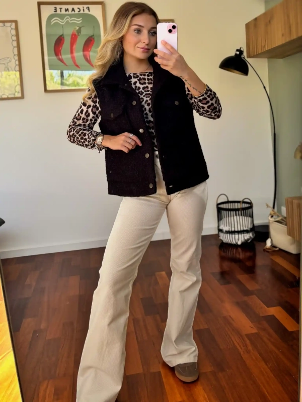 Veste sans manches - ANNE LAURE