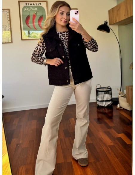 Veste sans manches - ANNE LAURE