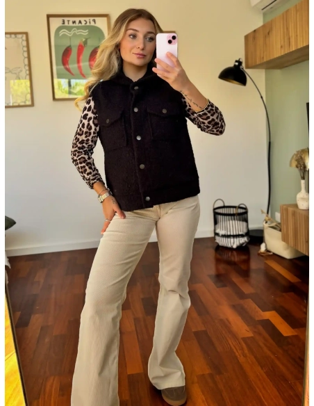Veste sans manches - ANNE LAURE