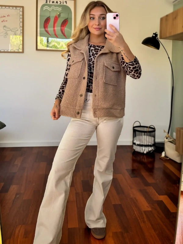 Veste sans manches - ANNE LAURE