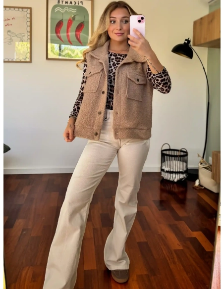 Veste sans manches - ANNE LAURE