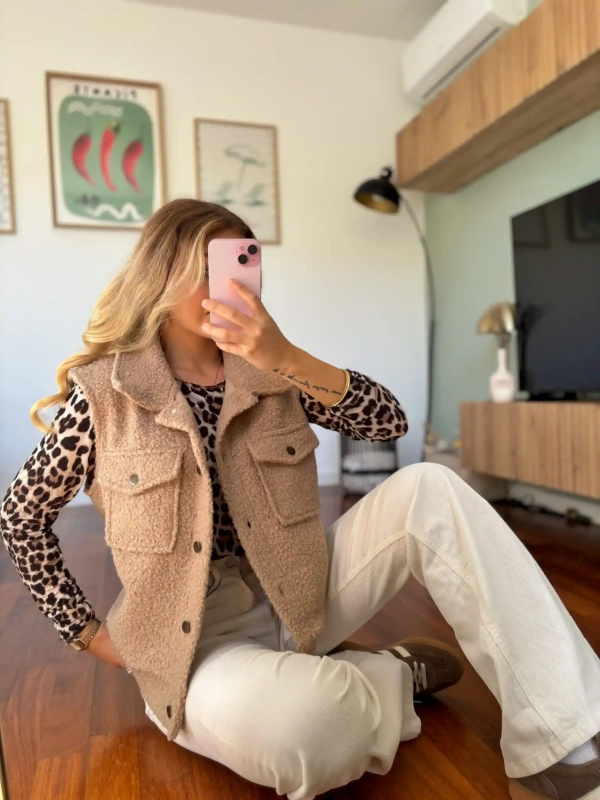 Veste sans manches - ANNE LAURE