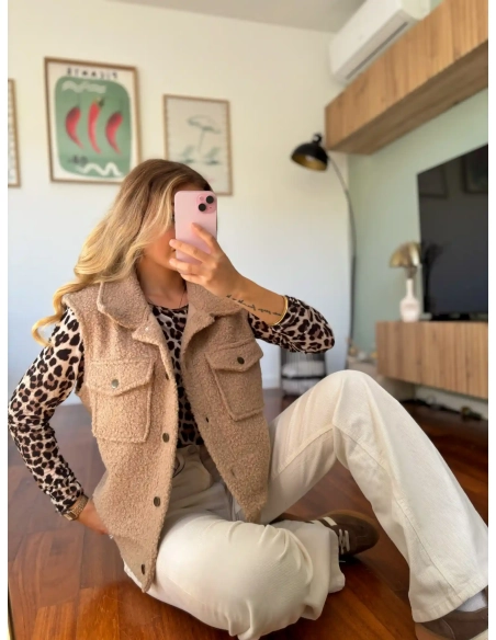 Veste sans manches - ANNE LAURE