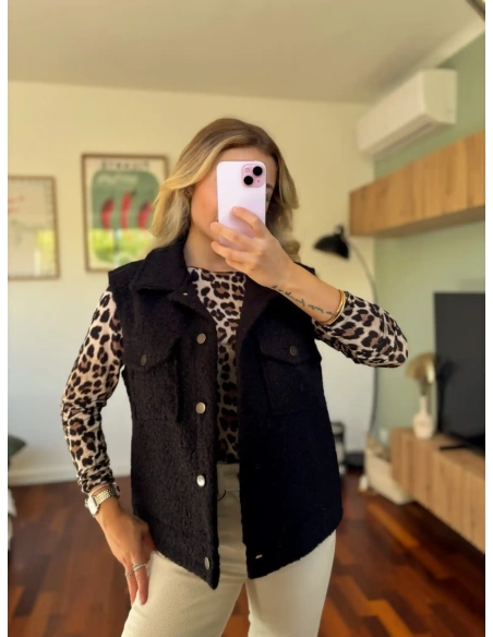 Veste sans manches - ANNE LAURE