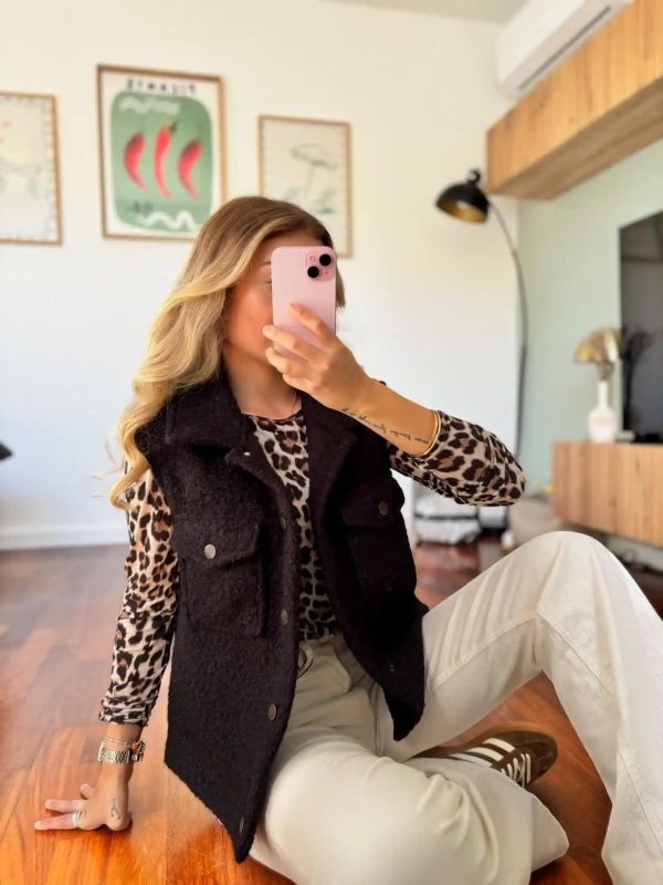 Veste sans manches - ANNE LAURE
