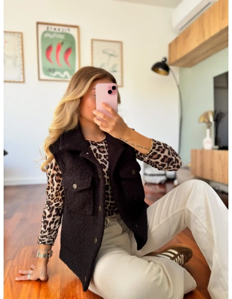 Veste sans manches - ANNE LAURE