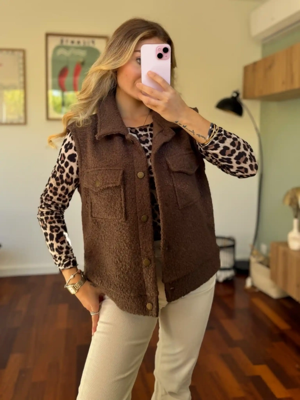 Veste sans manches - ANNE LAURE