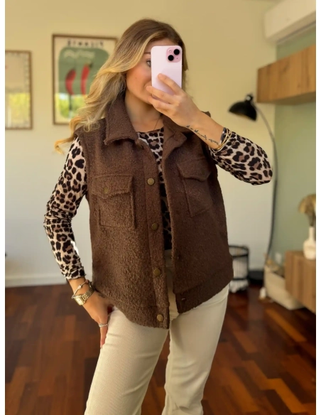 Veste sans manches - ANNE LAURE