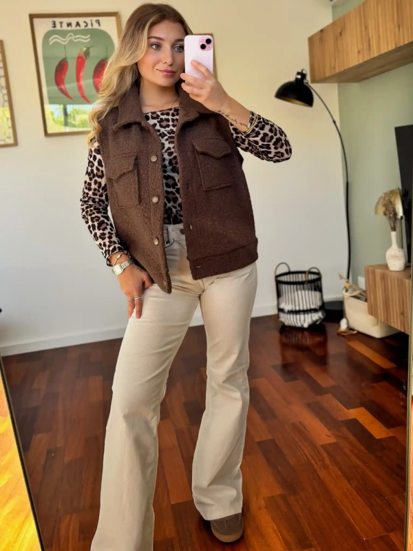Veste sans manches - ANNE LAURE