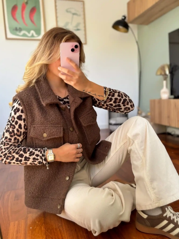 Veste sans manches - ANNE LAURE