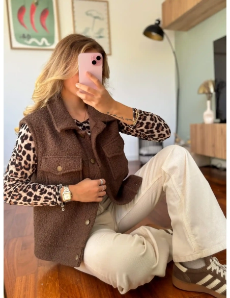 Veste sans manches - ANNE LAURE