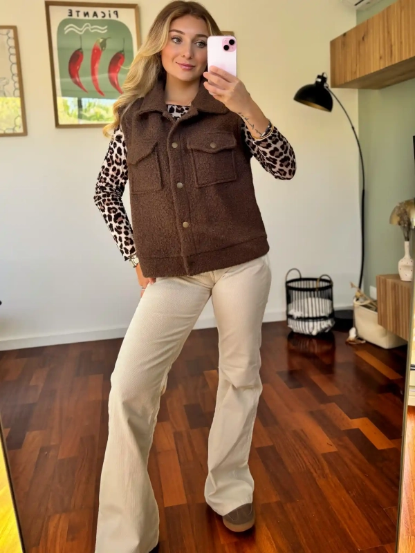 Veste sans manches - ANNE LAURE