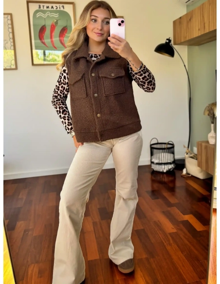 Veste sans manches - ANNE LAURE